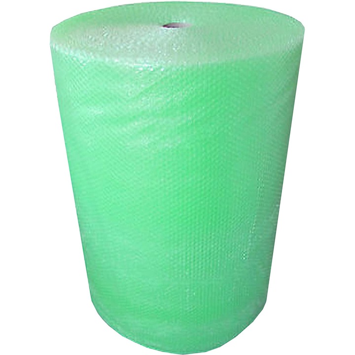 Buborékfólia, 1 mx 100 m, zöld