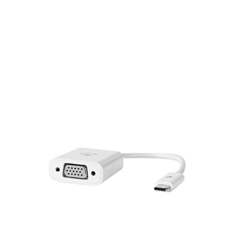 Адаптерен кабел, Nedis, USB 3.2 C мъжки/VGA женски, бял