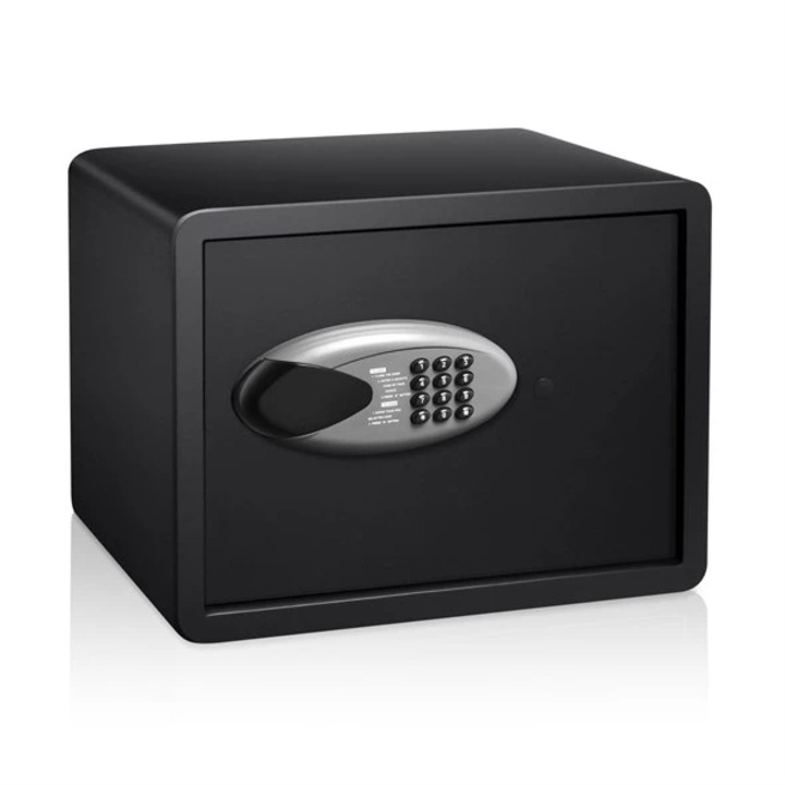 Seif Hotel din otel cu incuietoare electronica, 2 chei, 406x305x335 mm, G21 H30CF, Negru