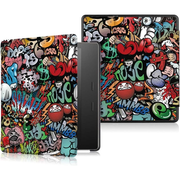 Калъф Sigloo за Kindle Oasis 3 2019 и Kindle Oasis 2 2017, Модел Graffity