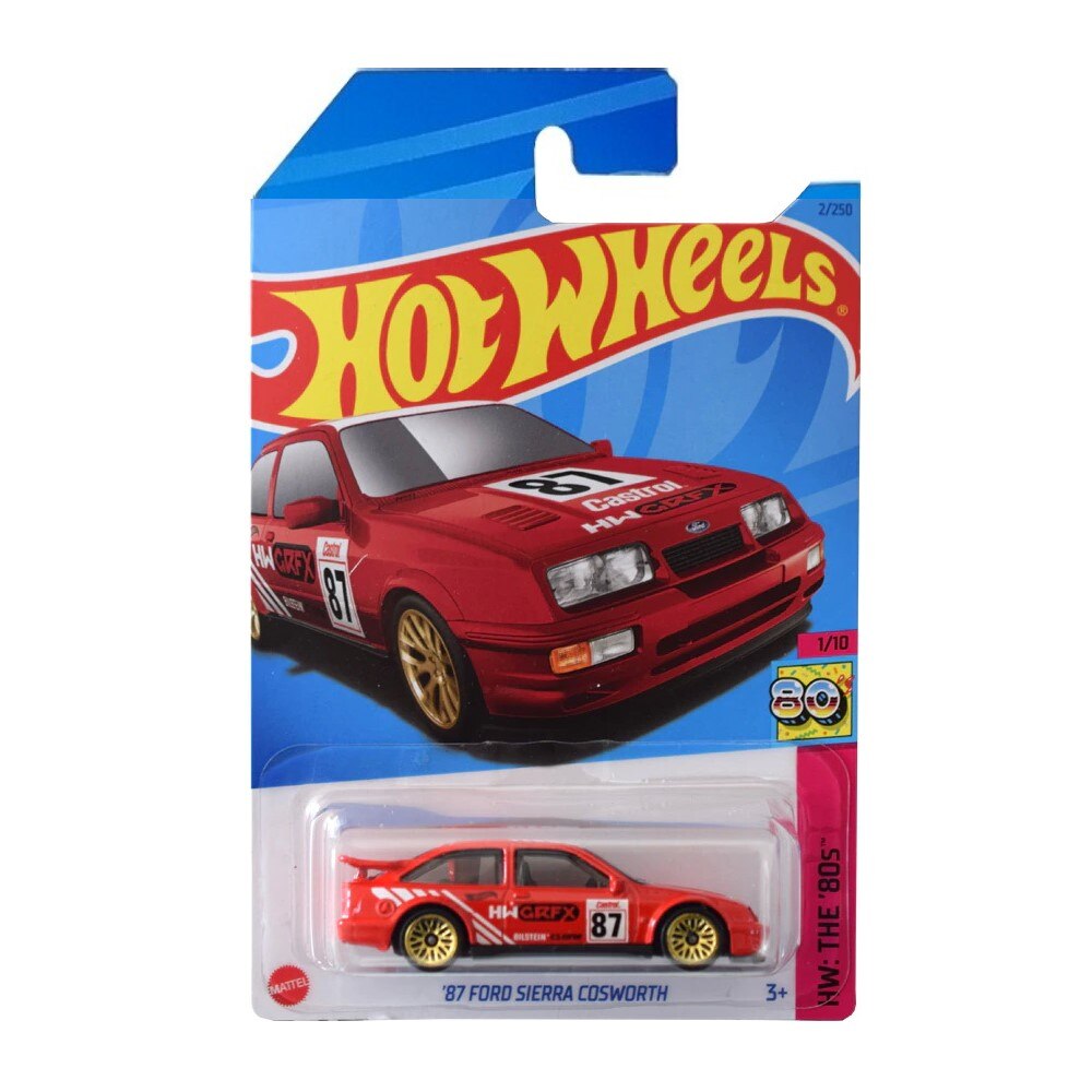 Masinuta Hot Wheels, '87 Ford Sierra Cosworth, rosu - eMAG.ro