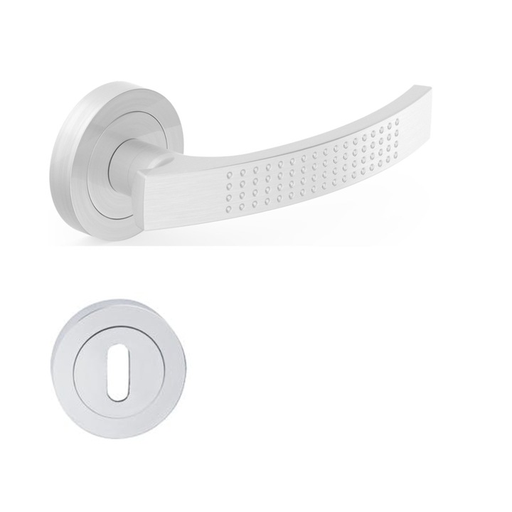 Maner usa Astra cu rozeta cheie nichel satin