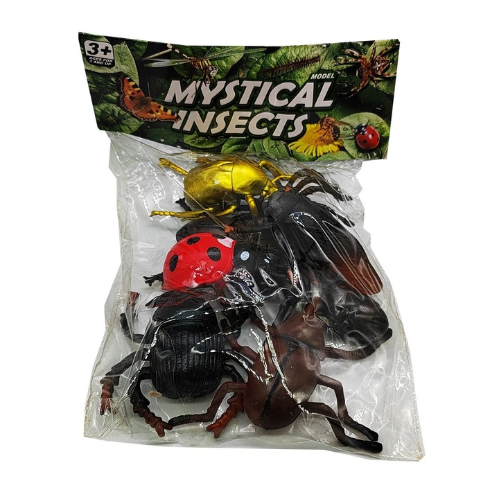 Figurák Mystic Insects, Jumbo 8-12cm, 8 db/szett, VisionXXI