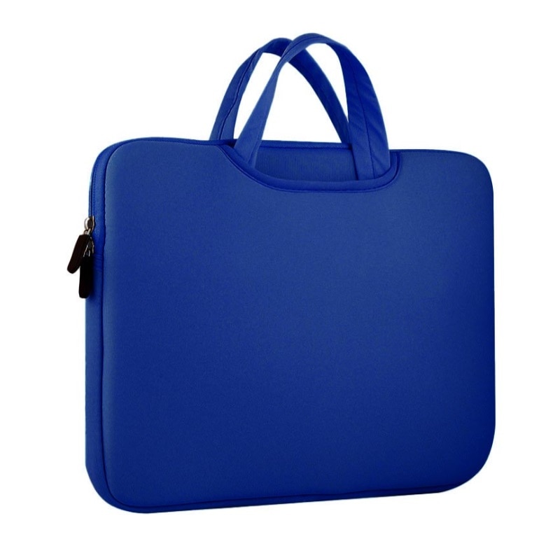 Geanta universala laptop 14 inch rezistenta la stropire din neopren, Navy Blue