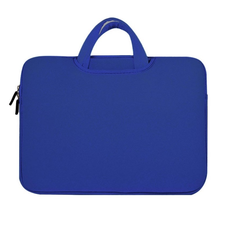 Geanta universala laptop 14 inch rezistenta la stropire din neopren, Navy Blue