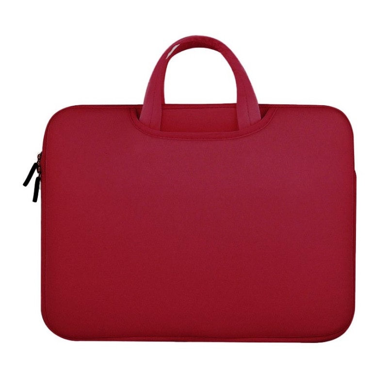 Geanta universala laptop 15.6 inch rezistenta la stropire din neopren, Rosu