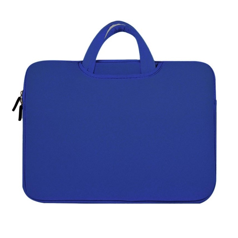 Geanta universala laptop 15.6 inch rezistenta la stropire din neopren, Navy Blue
