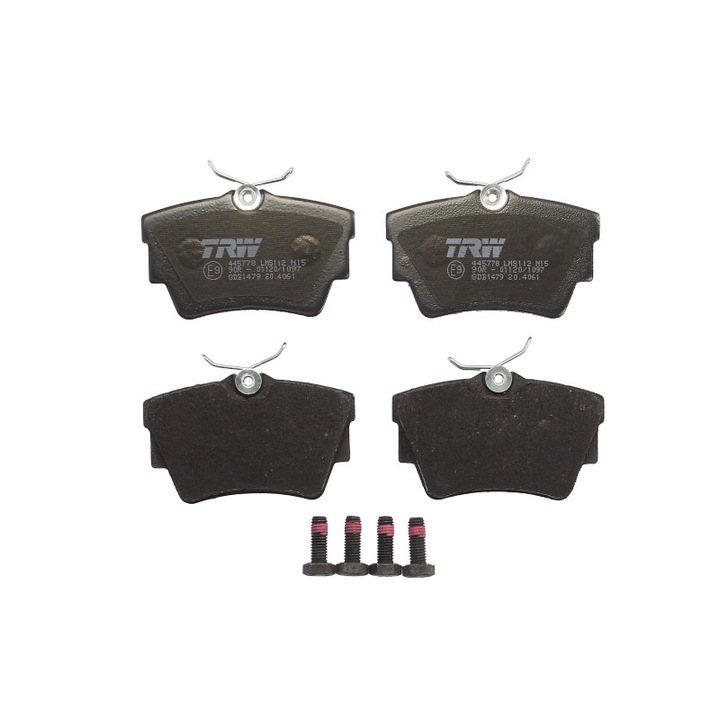 Комплект задни накладки, съвместими с NISSAN INTERSTAR, PRIMASTAR; OPEL ADMIRAL A, VIVARO A, VIVARO B; RENAULT TRAFIC II 1.6D