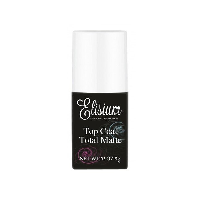 Top Coat хибриден лак, Elisium, Mat, 9 g, Безцветен eMAG.bg
