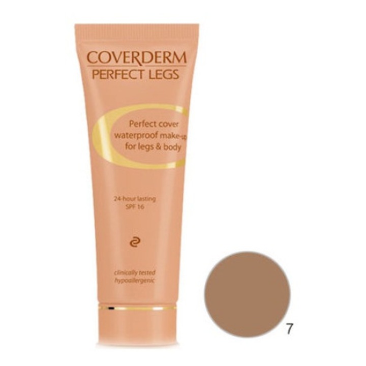 Testsmink, Coverderm, SPF 16, 07, 50 ml