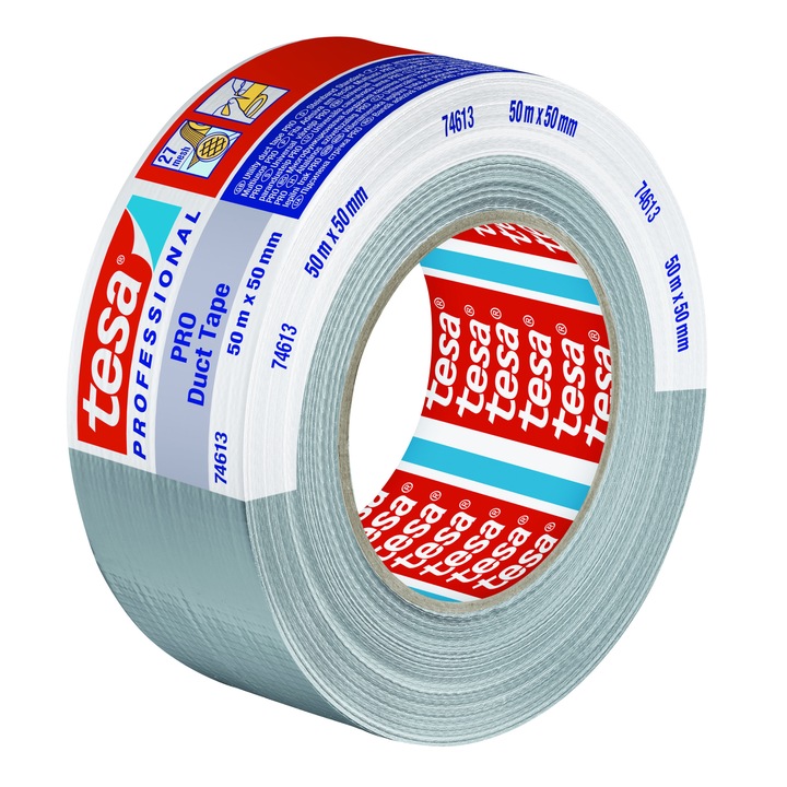 Тиксо tesa® PRO 74613, 50m x 50mm, сиво