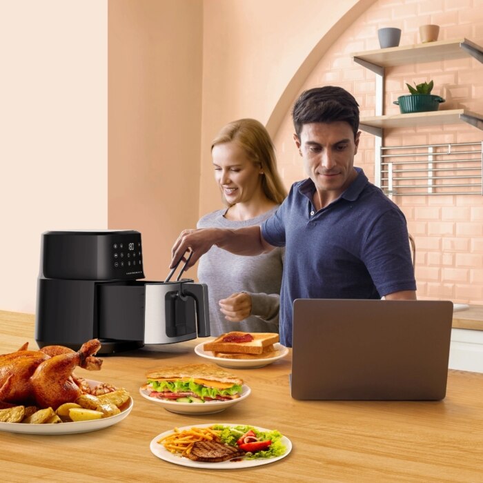 TAOTRONICS TT-AF001 AIR FRYER  UYGUN FİYATLI AIR FRYER [ KÖFTE