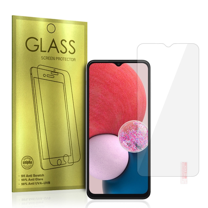 Folie sticla compatibila cu Samsung Galaxy A13 4G / 5G, A04S Transparenta