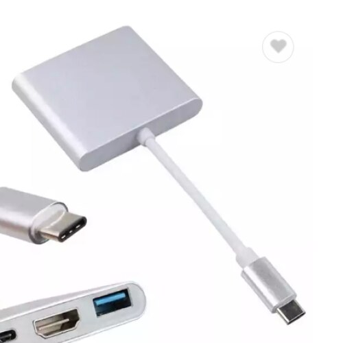 Adaptor USBC HDMI, AKOMITECH, Alb eMAG.ro