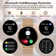 Ceas smartwatch, Kenoeestar™, Full Touch Display, Apelare Bluetooth, Notificari Apeluri/Sms/Social Media, Monitorizare activitati fizice, somn, ritm cardiac, pedometru, Auriu
