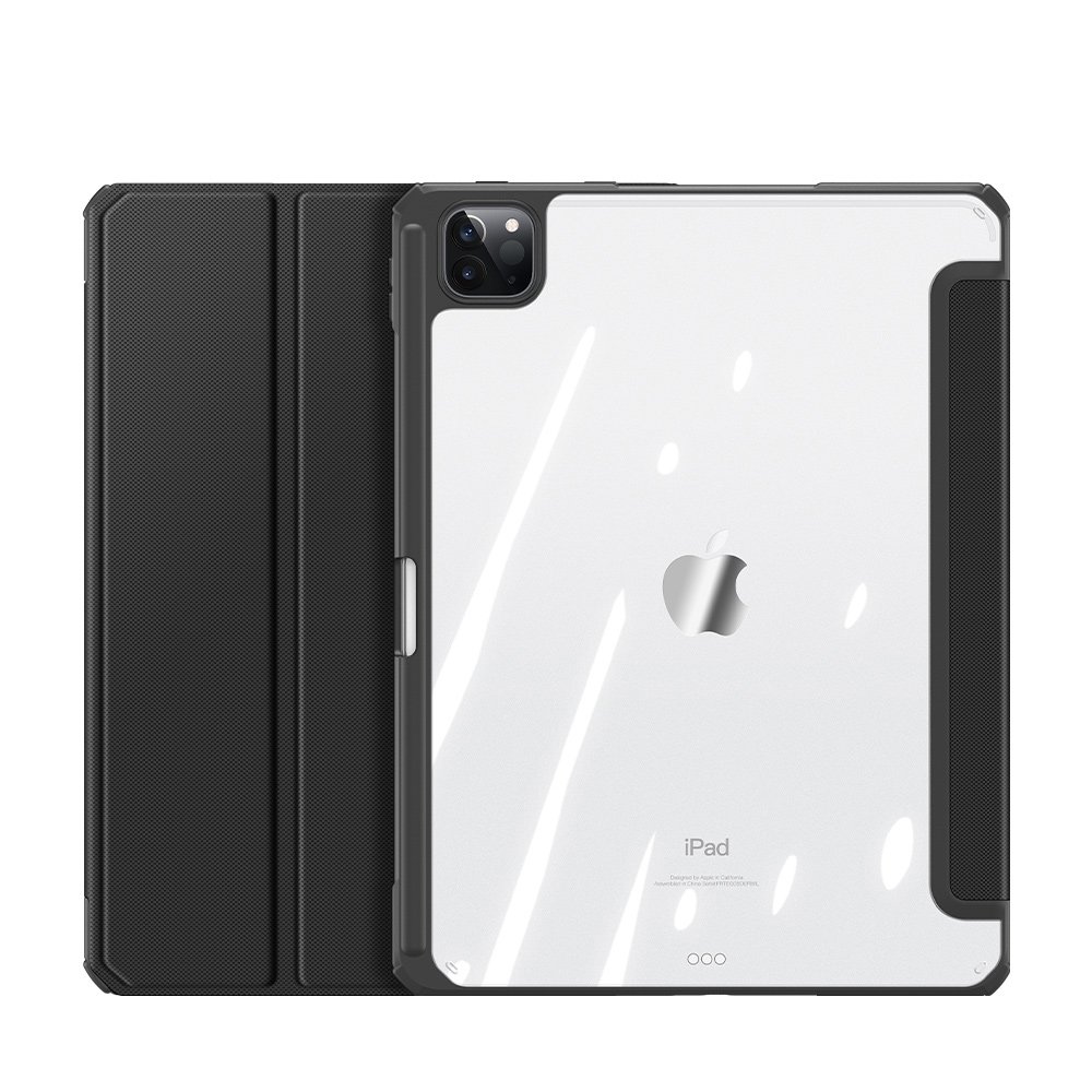 Husa de protectie Sigloo, pentru Apple iPad Air 11 (2024), Apple Air 5/4, 10.9'', 2020/2022, Suport Pen, TPU/Piele ecologica, Negru