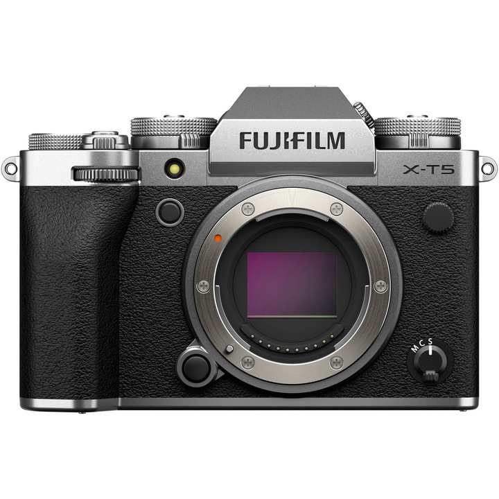 Aparat foto Mirrorless Fujifilm X-T5, Body , 40MP, Argintiu