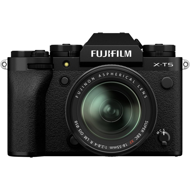 Aparat foto Mirrorless Fujifilm X-T5 , 40MP, Negru + Obiectiv XF 18-55mm