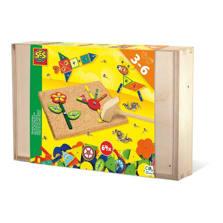 Set creatie, SES Creative, 3 ani+, Multicolor