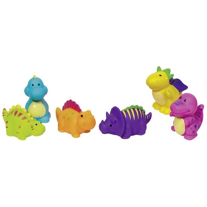 Gumiállat készlet, Goki, 3 év+, Többszínű