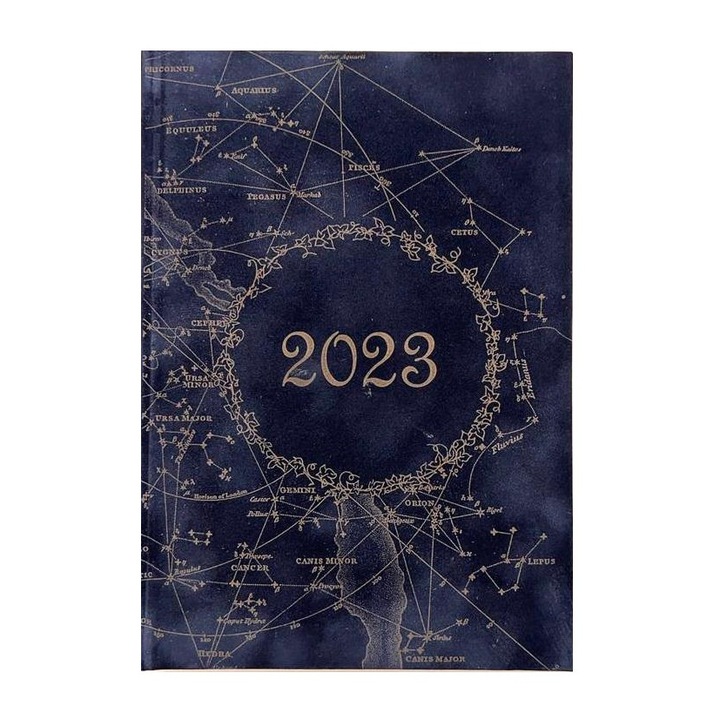 Agenda Magica 2023, Coperta albastru-indigo, A5
