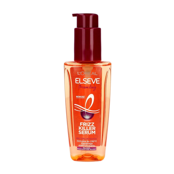 Ser pentru par, Loreal Elseve, Impotriva electricitatii statice, Fara silicon, 100 ml, Transparent