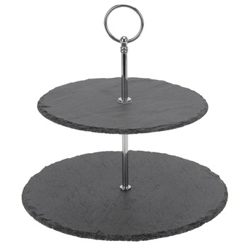 Suport servire, 2 etaje, Excellent Houseware Suport servire, 2 etaje, Excellent Houseware
