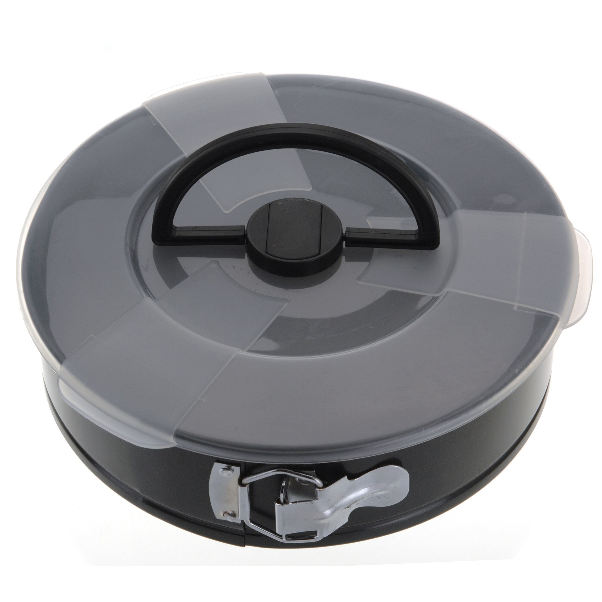 Tava copt prajitura, Excellent Housewarediam, 26 cm, capac transparent