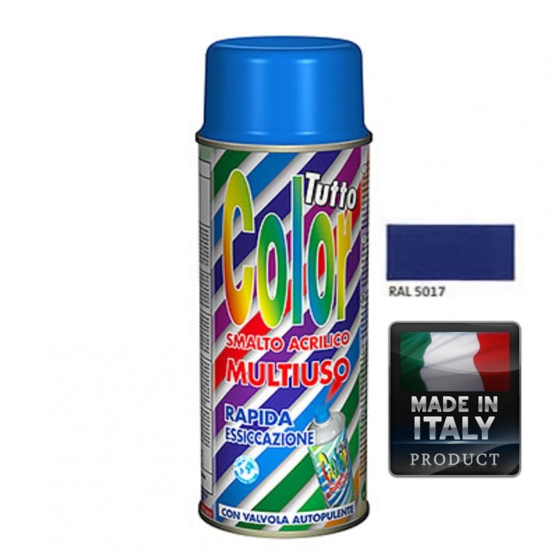 Vopsea Spray Multisuprafete Albastru RAL 5017 Tuttocolor Macota 400ml