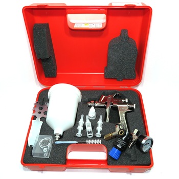Pistol de vopsit profesional Walcom SLIM HTE HD cu duza de 1.3 si cupa presurizata Pistol de vopsit profesional Walcom SLIM HTE HD cu duza de 1.3 si cupa presurizata