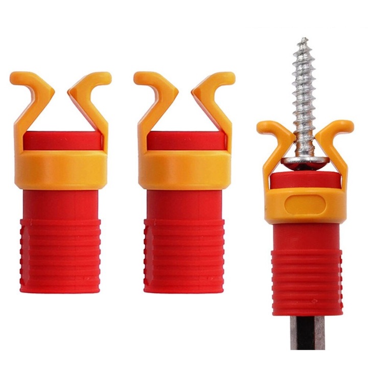 Set 3 bucati prelungitor cu prindere ferma, fixa pentru suruburi Clasic din material ABS