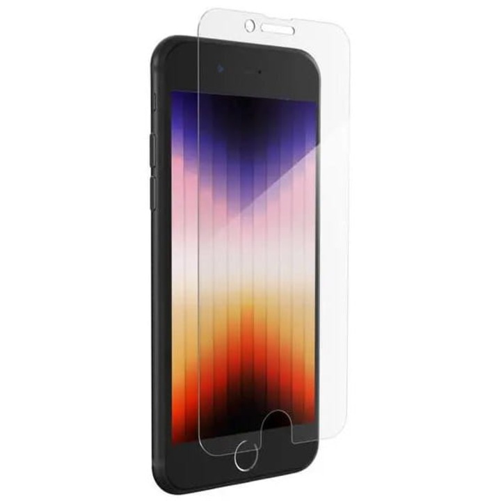 Folie protectie telefon, Zagg, Sticla, Antibacteriana, Pentru iPhone SE 2022/2020/8/7/6/6s, Transparent