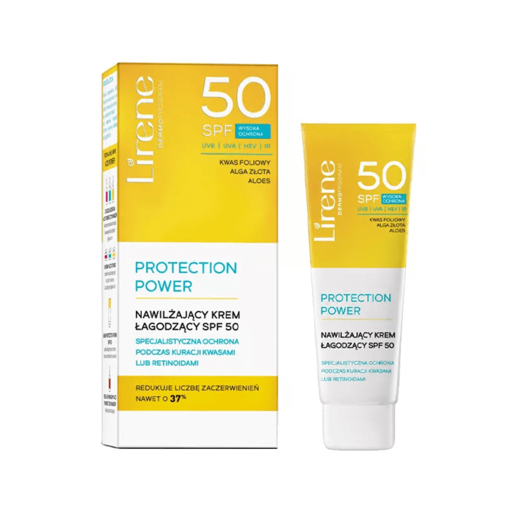 Crema de fata, Lirene, SPF 50, 50 ml