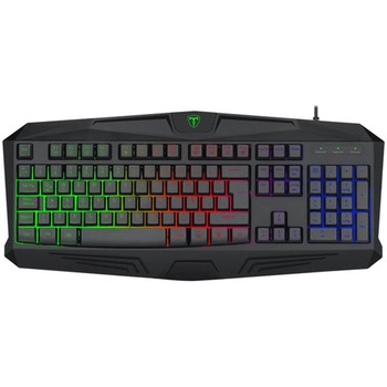 Tastatura gaming T-Dagger Tanker neagra, iluminare RGB
