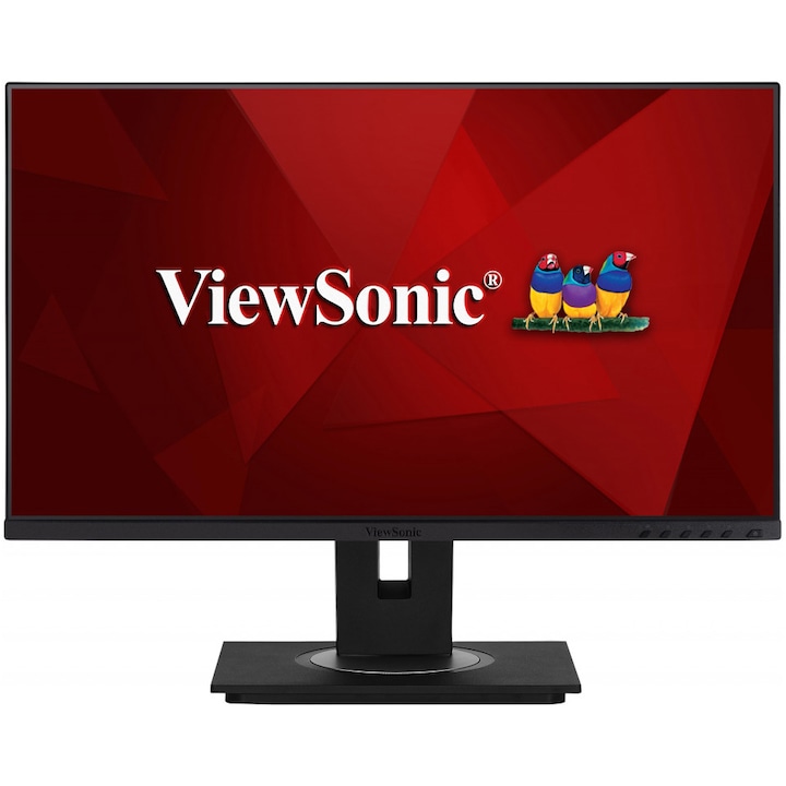 ViewSonic VG2448A-2 24" monitor, FHD, SuperClear IPS LED, VGA, HDMI, DipsplayPort, USB, Hangszóró, Fekete
