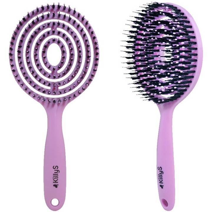 Perie par, Inter-vion, Plastic/Nailon, Violet