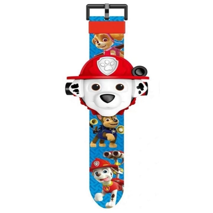 Ceas pentru copii Paw Patrol cu proiector, Marshall