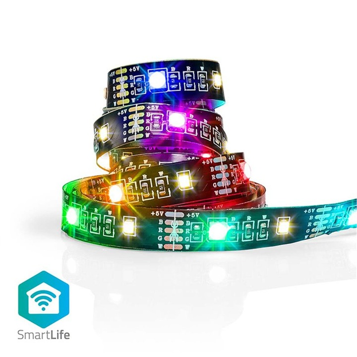Banda LED, Nedis, USB, 2 m, 4 W, Multicolor