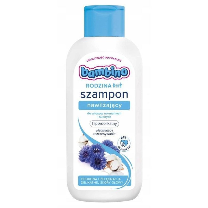 Hidratáló hajsampon, Bambino, 400 ml