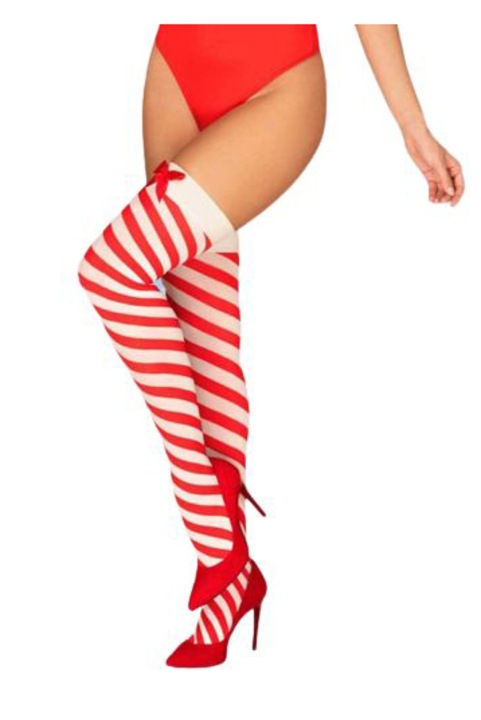 Kissmas harisnyanadrág, ultra nőies, S/M, Fehér Piros