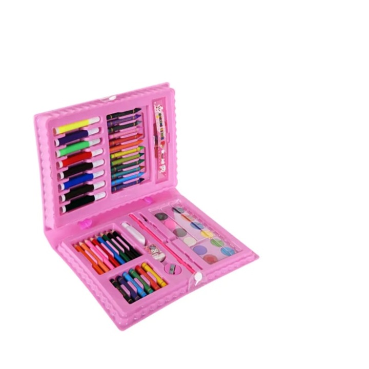 Set de desen si colorat /68 bucati/ roz