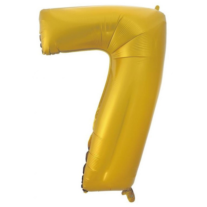 Balon aniversare, Procos, Folie de aluminiu, 92 cm, Auriu