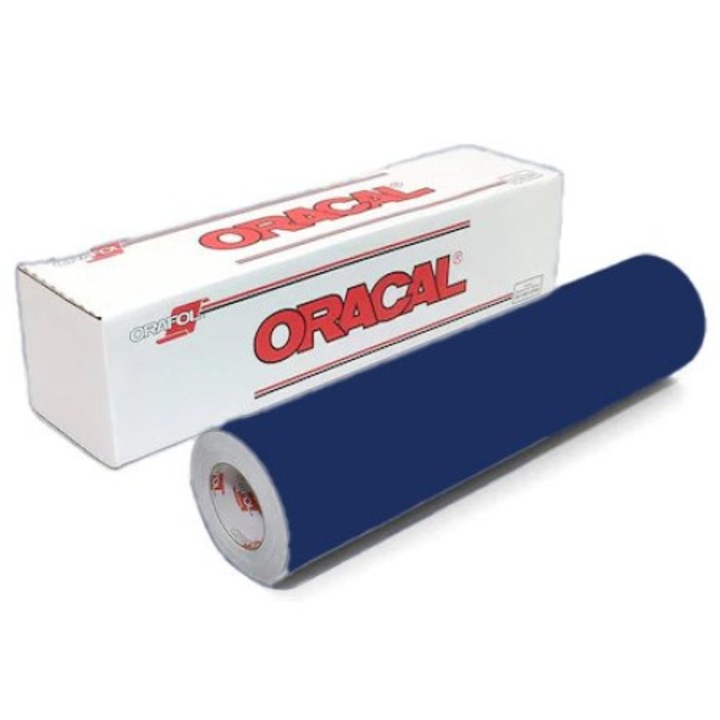 Folie Autocolant, Oracal 641 Mat, Albastru inchis 050, 30 cm x 50 cm