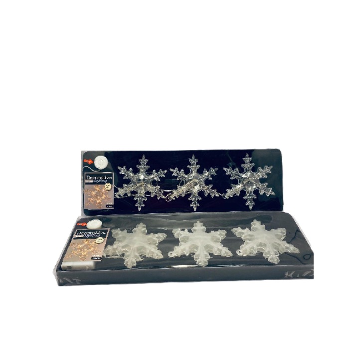 Stele Craciun led 3 piese 12cm