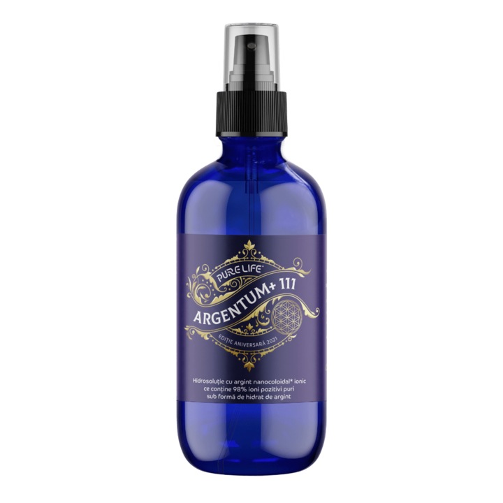 PURE LIFE, Argentum 111ppm cu Pulverizator 120ml