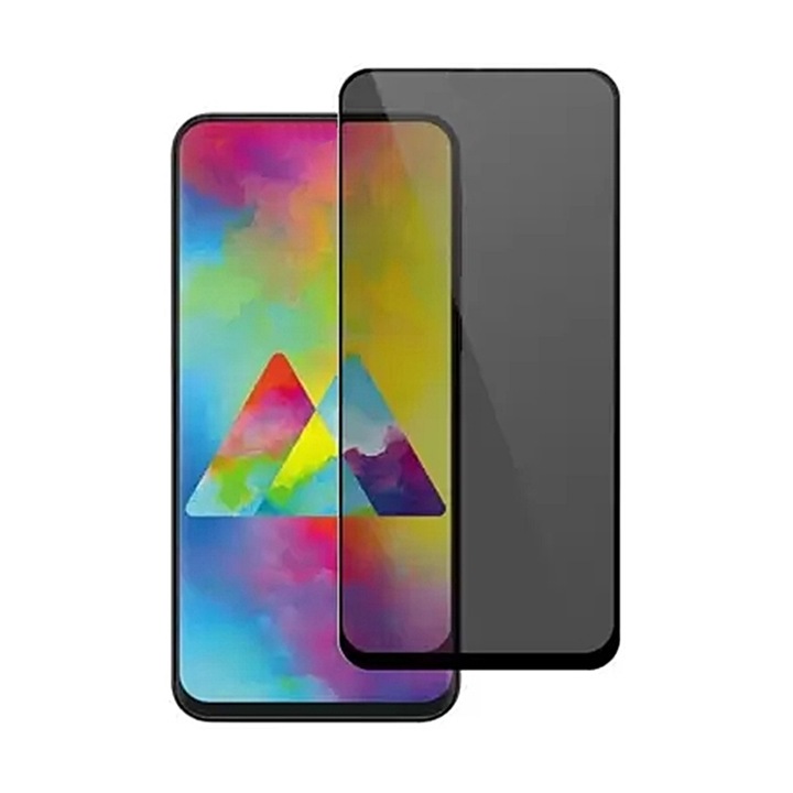 Стъклен филм Xiaomi Redmi Note 12 4G / LTE - стъклен филм за защита на поверителността с черна рамка