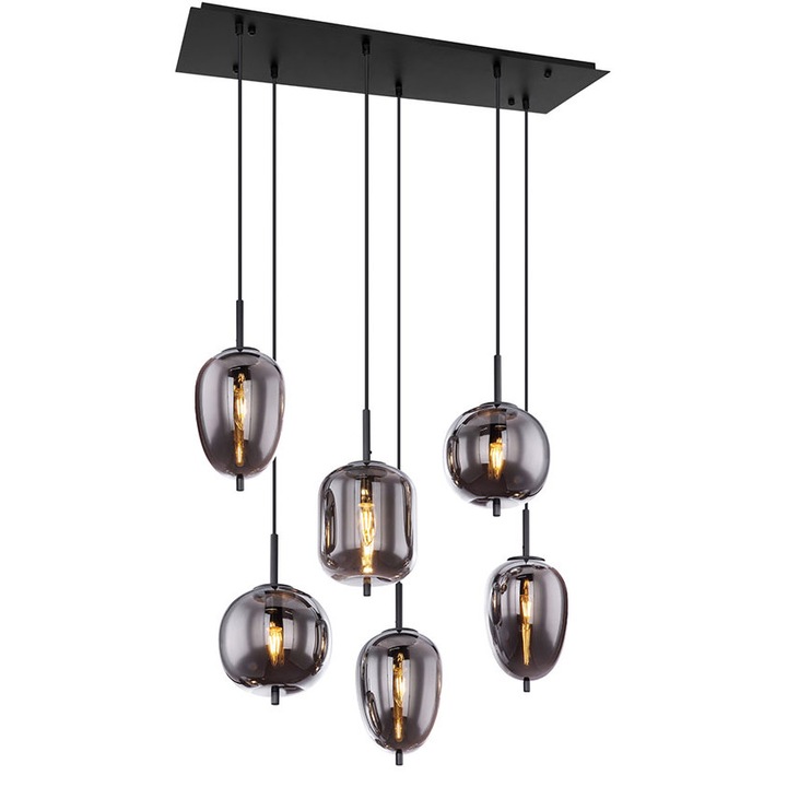BLACKY 15345-6 полилей, 120 x 34 x 80 см, Globo Lighting