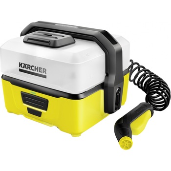 Aparat de spalat cu presiune mobil Karcher OC, 120 l/h, 3.5 bar, 4 l recipient detergent, acumulator Li-Ion Aparat de spalat cu presiune mobil Karcher OC, 120 l/h, 3.5 bar, 4 l recipient detergent, acumulator Li-Ion