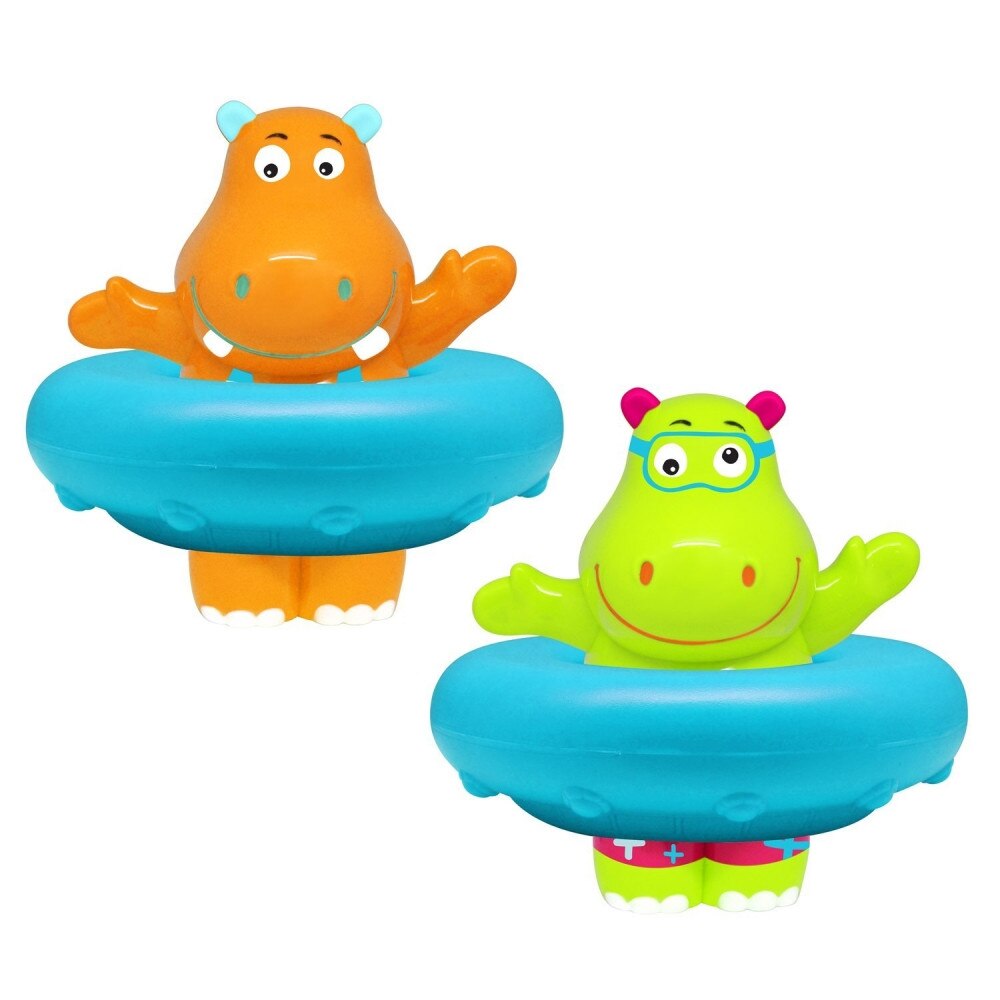 Jucarie de baie Hipopotamii cu fluier