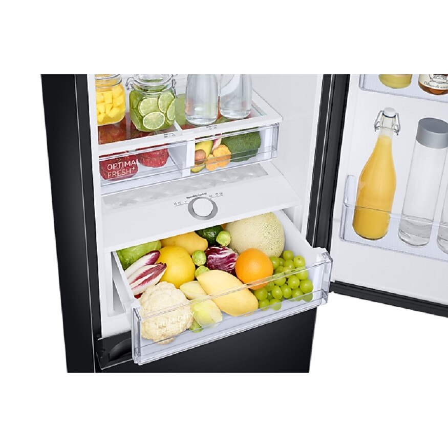 Combina Frigorifica SAMSUNG RB34T675EBN/EF, tehnologie Space Max, 340l, All-Around Cooling, No Frost, Optimal Fresh, Humidity Fresh, Power Cool, Freeze - eMAG.ro